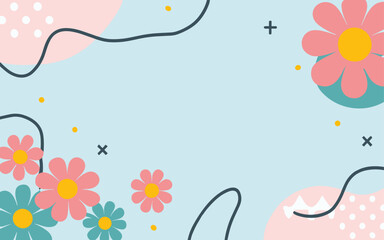 Valentine's day, women's day, spring abstract background poster with copy space. Good for postcards, email header, wallpaper, banner, events, covers, advertising, and more.