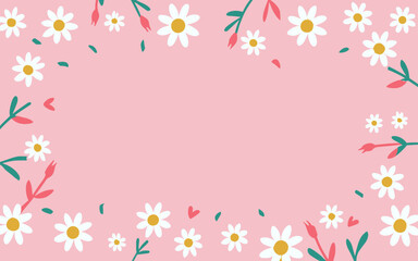 Valentine's day, women's day, spring abstract background poster with copy space. Good for postcards, email header, wallpaper, banner, events, covers, advertising, and more.