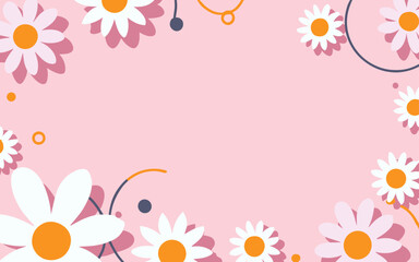 Valentine's day, women's day, spring abstract background poster with copy space. Good for postcards, email header, wallpaper, banner, events, covers, advertising, and more.