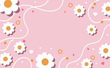 Valentine's day, women's day, spring abstract background poster with copy space. Good for postcards, email header, wallpaper, banner, events, covers, advertising, and more.