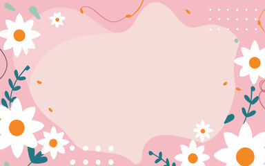 Valentine's day, women's day, spring abstract background poster with copy space. Good for postcards, email header, wallpaper, banner, events, covers, advertising, and more.