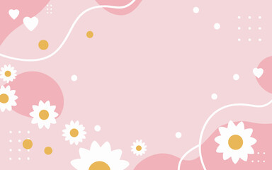 Valentine's day, women's day, spring abstract background poster with copy space. Good for postcards, email header, wallpaper, banner, events, covers, advertising, and more.