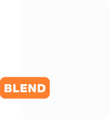 blend File extension icon flat style.
