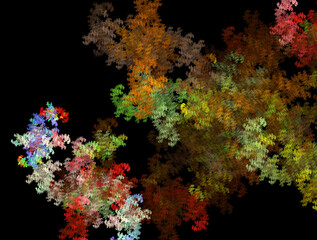 Imaginatory fractal abstract background Image