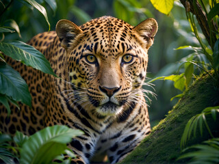 A Leopard that watches its prey carefully - Wildlife photography