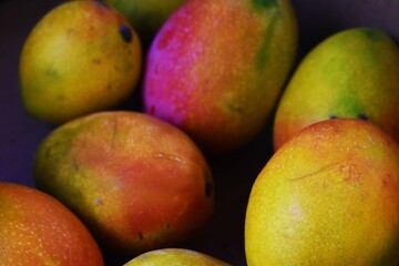 fruits on a market