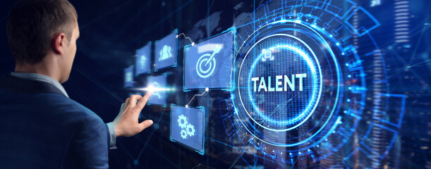 Open your talent and potential. Talented human resources - company success.