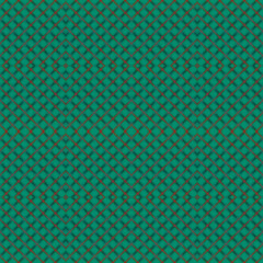 Geometric mesh pattern in green color for print, fabric, web. Trendy abstract seamless background for design.