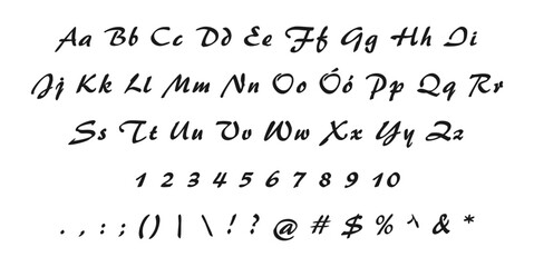 Font, uppercase, lowercase and numbers. Classic Lettering Minimal Fashion Designs. Typography modern serif fonts, regular decorative vintage concept. vector illustration