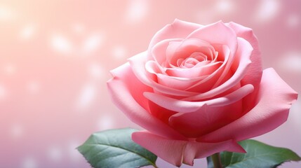 Fototapeta premium Pink rose background with copy space.