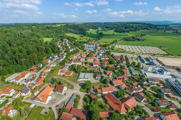 Wolfertschwenden in der Region Donau-Iller von oben
