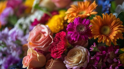 Vibrant Mixed Flower Bouquet: A Stunning Valentine's Day Display