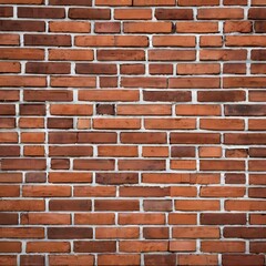 Background of red brick wall