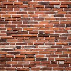 Background of red brick wall
