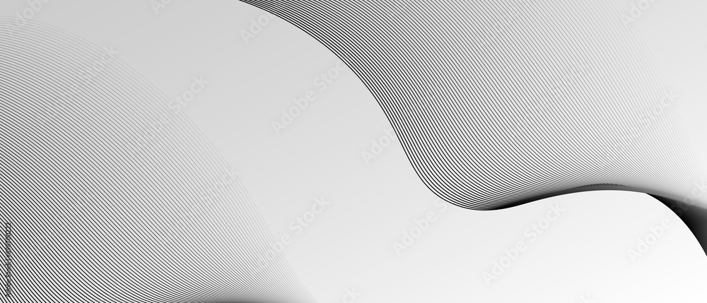 Poster abstract technology particles lines mesh background
