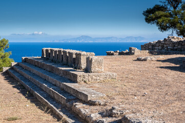 Kamiros antic city on Rhodes island - 698700232