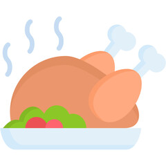Roast Chicken Icon