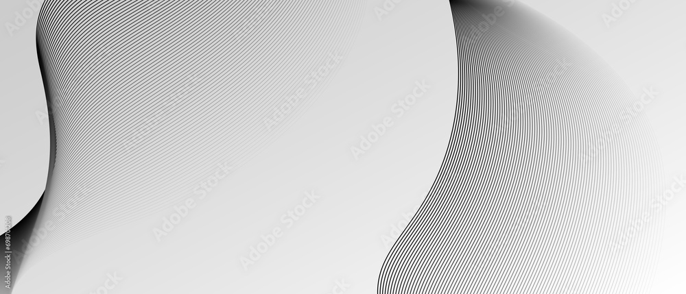 Poster abstract technology particles lines mesh background