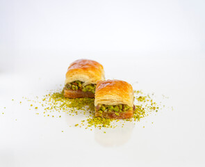 Turkish delight with pistachios nuts - 698702871
