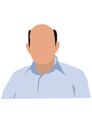 Blank old man profile photos. old Businessman Posing, Portrait of an blank older men entrepreneur	