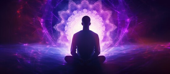 Positive meditation to energize the crown chakra for spiritual connection with the universe.