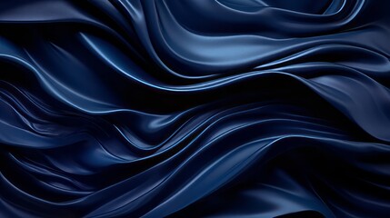 Fototapeta premium dark blue waves paint background.