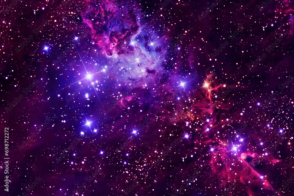 Wall mural cosmic nebula in deep space. elements of this image furnished by nasa
