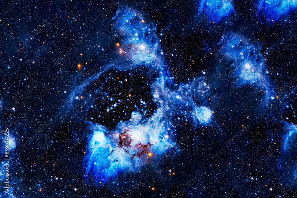 Wall mural cosmic nebula in deep space. elements of this image furnished by nasa