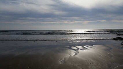 sunset at the beach