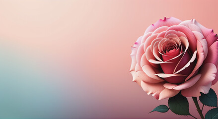 pink rose with backdrops