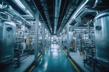 Interior of industrial facility