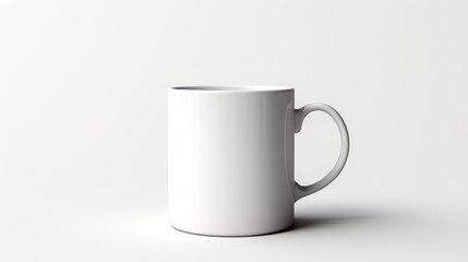 Obraz premium White mug.