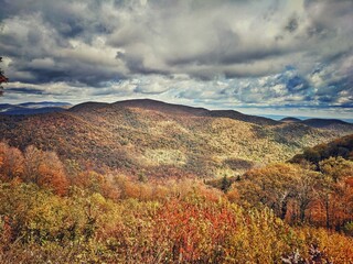 Fototapeta premium autumn in the mountains