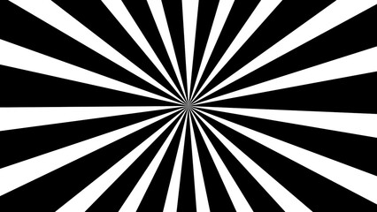 black and white burst