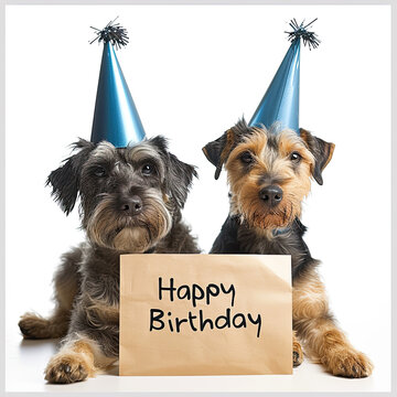 Happy Birthday from two dogs