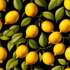 Lemon Seamless Pattern