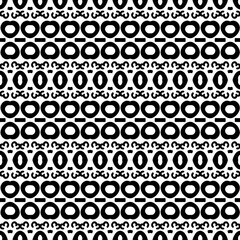 Abstract Shapes.Vector seamless black and white pattern.Design element for prints, decoration, cover, textile, digital wallpaper, web background, wrapping paper, clothing, fabric, packaging, cards.