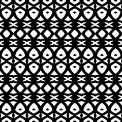 Abstract Shapes.Vector seamless black and white pattern.Design element for prints, decoration, cover, textile, digital wallpaper, web background, wrapping paper, clothing, fabric, packaging, cards.