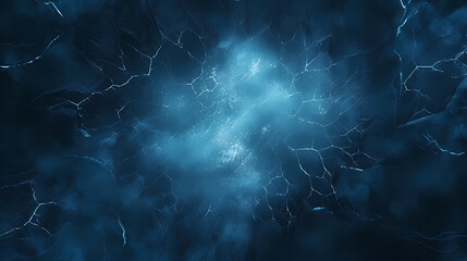 Ice winter background, black hole, crack texture blue wallpaper, PPT background - obrazy, fototapety, plakaty