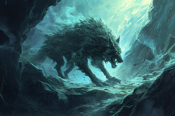 Fenrir's Awakening - A narrative unfolding the events leading to the awakening of the monstrous wolf Fenrir, foretelling Ragnarok, the end of the world