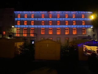 christmas tree in the night