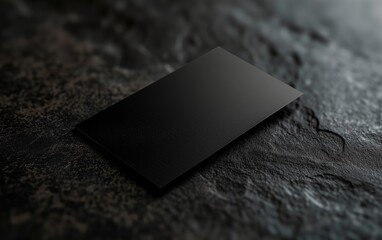 Black branding stationery mockup template, real photo, letterhead, flyer, poster, business card,...