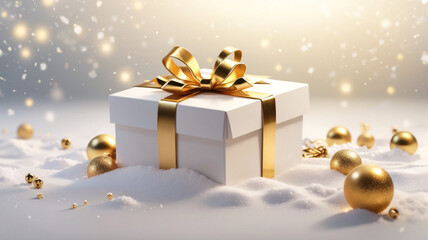 Noel Elegance: Festive Greetings on a Whimsical Background

