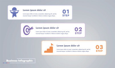 This infographic reflects a modern and creative business process design. The unique design and graphic interpretation add expressiveness and clarity to the image in the presentation and information.