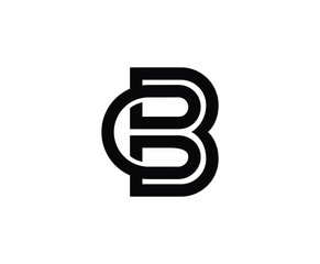 CB, BC, C, B Letter Monogram Business Logo Design Alphabet Icon Vector Monogram 