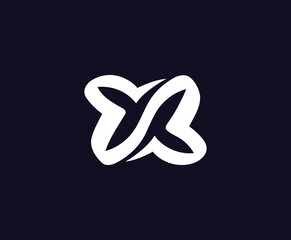 EB And b Letter Initial Logo Design Template Vector Illustration