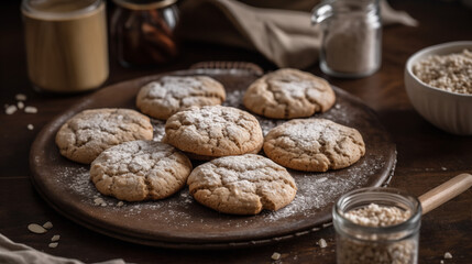 Some cookies with icyng sugar