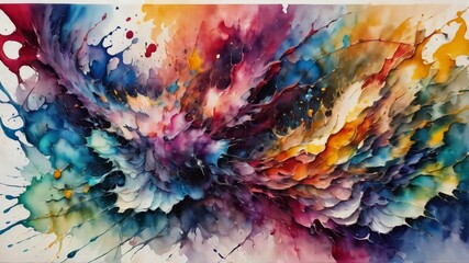 abstract watercolor background with texture Created with generative Ai technology
