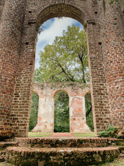 Obraz premium Old Sheldon Church Ruins