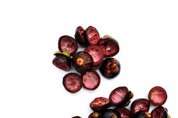 Fresh mangosteen peel. Mangosteen peel as a good cure for upset stomachs, inflammation on the skin, and cure wounds in animals